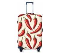 Novastar Housse de protection pour bagages - Imprimé rouge piment doux - Pour valises de 73 à 81 cm