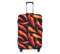 Novastar Housse de protection pour bagages - Poivron rouge doux 1 imprimé pour valises de 73,5 à 81,3 cm