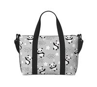 Novastar Sac fourre-tout pour ordinateur portable pour femme - Pandas Between Clouds and Stars - Sac de voyage pour femme, sac de sport pour homme et femme - Sac de voyage à bandoulière pour homme et