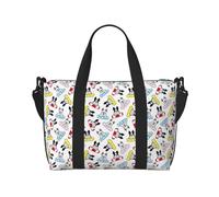Novastar Sac fourre-tout pour ordinateur portable pour femme - Plaque de couleur découpée bouledogue français - Sac de voyage pour femme, sac de sport pour homme et femme - Sac de voyage à bandoulière
