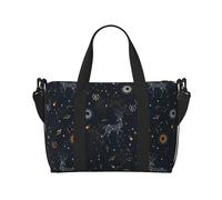 Novastar Sac fourre-tout pour ordinateur portable pour femme - Voie lactée, soleil, constellation, cerf, w nd, voyage, sac de sport pour homme et femme, sac de voyage à bandoulière pour homme et