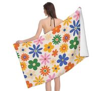 Novastar Serviette de plage à séchage rapide - Serviettes en microfibre douces pour le corps, serviettes de bain douces pour salle de bain, serviettes de plage personnalisées, résistantes au sable