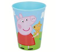 NOVASTYL 8012563 PEPPA PIG Gobelet Plastique/Polypropylène Bleu 7 5 x 7 5 x 9 7 cm