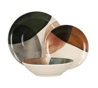 NOVASTYL - Lot 36 assiettes gaia en grès - 2614912