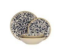NOVASTYL - Lot 48 assiettes heracleée en grès bleu - 2614904