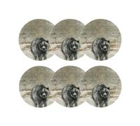 NOVASTYL - Lot 6 assiettes creuses lachat ours 21cm en porcelaine - 2614445