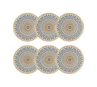 NOVASTYL - Lot 6 assiettes plates byzance 27cm en porcelaine - 2614655