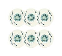 NOVASTYL - Lot 6 assiettes plates sardine 27cm en faience - 2614603