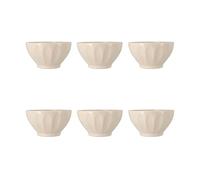 NOVASTYL - Lot 6 bol bistrot 580ml en faïence crème - 2414156