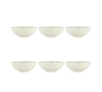 NOVASTYL - Lot 6 coupelles nature 14cm en porcelaine - 2614918