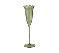 NOVASTYL - Lot de 4 flutes eden 17cl en verre vert - 1605460