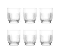 NOVASTYL - Lot de 6 gobelets nagoya forme basse 33 n verre - 1618098