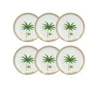 NOVASTYL - Lot6 assiettes à dessert atlas 20cm en porcelaine - 2614488