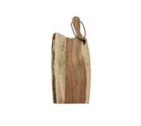 NOVASTYL - Planche à découper wood en bois d'acacia 50x20cm avec lanière en cuir - 5040986