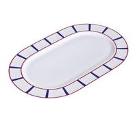 Novastyl - Plat Ovale 36 cm - Basque Bleu