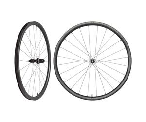 Novatec Jeu de Roues en Carbone pour vélo de Route, 28 mm et 1400 g, sans tubeless, G24 Disc Pro, Shimano HG
