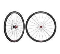 NOVATEC Wheelset R3 Clin U3.0 700C, Tubeless Ready, Clincher Rim, Full Carbon, UD Finish, Outer/Inner Size: 27/20, 38mm Deep