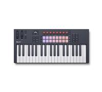 Novation FLkey 2 37 Clavier Maître USB MIDI | USB-C, 37 grandes touches, 16 pads, 8 encodeurs, molettes de pitch/mod, écran OLED, modes Scale et Chord, MIDI, FL Studio