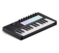 Novation Launchkey Mini 25 [MK4] - clavier maître MIDI USB portable de 25 mini-touches avec intégration aux STAN. Mode Chord, mode Scale et arpégiateur. Bundle de logiciels musicaux fourni.