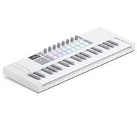Novation Launchkey Mini 37 Blanc [MK4] - clavier maître MIDI USB portable de 37 mini-touches avec intégration aux STAN. Mode Chord, mode Scale et arpégiateur. Bundle de logiciels musicaux fourni.