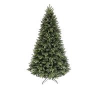 NOVATOM Sapin de Noël Artificiel scandinave avec Branches en polyéthylène - 220 cm - Épicéa Artificiel Vert - Pliable - Très réaliste - 220 cm
