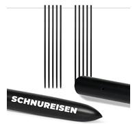 Novatool Lot de 10 clous de mise à niveau Ø 16 x 800 mm pour cordon, support de cordon, piquets en fer, piquets de terre, tuteurs