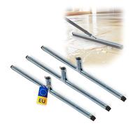 Novatool Lot de 3 extracteurs à eau - 60 cm - Pour douche, terrasse, voiture, fenêtre, fenêtre, fenêtre, lèvre en caoutchouc - Raclette de salle de bain - En acier inoxydable XXL