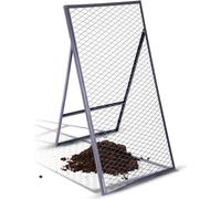 Novatool Tamis de sol 100x50 cm, en acier peint par poudrage, tamis pour terre gazon sable compost, tamis de jardin tamis métallique grille de jardin tamis de terre tamis de compost terre de jardin