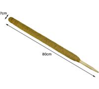 Novatool Tige de plantation coco 80 cm I Ø 45mm I Professionnel I Rallongeable I Fibre de coco naturelle I Support de plantes I Tige pour plantes grimpantes I Tige de mousse Coco Tige de plantation Co