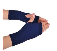 Novawo Gants en Mélange de Laine Chauds Mitaines Femme Gants Sans Doigts