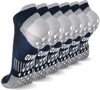 NOVAYARD Ensemble de chaussettes antidérapantes unisexe gris 6 paires S