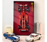 NOVDA Cadre Compatible avec F1 Ferrari SF-24 De Course, 42207 Display Wall Frame, Modèle De Course Wall Bulletin Board Size 75 * 45CM