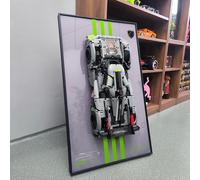 NOVDA Cadre d'affichage pour Lego Technic 42156 9 x 8 24H Hybride Hypercar Kit de construction 75 x 45 cm pour 42156 Support mural de voiture pour les amateurs de Lego