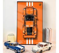 NOVDA Cadre d'affichage pour Lego Technic Porsche 911 GT3 RS, 75 x 45 cm, pour Lego 42056 Support mural pour les amateurs de Lego