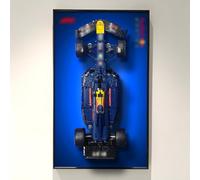 NOVDA Cadre d'exposition NOVDA pour Technic : Oracle Red Bull Racing RB20 F1 Car, Tableau Mural de 75x45 cm pour Support de Voiture pour 42206 (sans modèle)