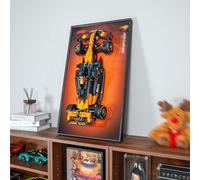 NOVDA Cadre F1 Compatible avec McLaren MCL39, Tableau Mural Support Pour Modèle Voiture 42228 F1 Les Amateurs, Wall Display Frame Convient pour le salon, Collection showroom 75*45CM（Cadre seulement）