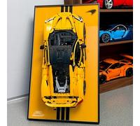 NOVDA Cadre Wall Display Compatible avec Lego 42172 Technic P1, 75*45cm Tableau de Collection Adapté à Décoration Intérieure pour Salon et Bureau (Modèle Non Inclus