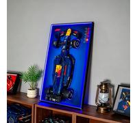 NOVDA Panneau mural compatible avec Lego Technic Oracle Red Bull Racing 2020 F1 Race Car, 42206