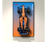 NOVDA Tableau mural pour Lego Technic McLaren Formule 1,75 x 45 cm Tableau d'affichage pour Lego 42141 Support mural de voiture (sans modèle)