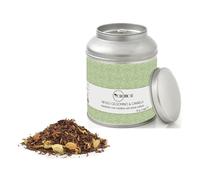Novecento Tè® | Infusion de Jasmin et de Cannelle en Feuilles - 90 Gr | Rooibos au Jasmin, Cannelle, Anis | Mélange de Rooibos, d’épices en Vrac en Boîte Métallique