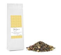 Novecento Tè® | Thé blanc Kenya Banane Sultana Feuilles de raisin - 90 Gr | Thé blanc mangue, citron vert, noix de coco, papaye | Mélange de thé blanc et de fruits en vrac dans un sachet