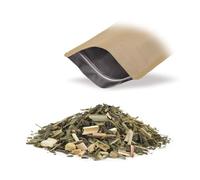 Novecento Tè® | Thé vert gingembre et citron | Thé vert Gingembre Citron Feuilles de citronnelle | Thé vert digestif | Mélange de Thé, Fruits et Épices - 45 Gr