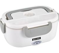 N'oveen Boîte à lunch électrique Réchauffeur de repas Boîte chauffante Récipient pour aliments (Gris, 230 V)