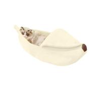 Novel Design: Your Cat Will Love Sleeping in This Banana-Shaped Bed That