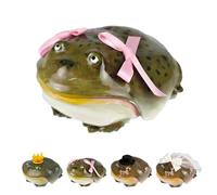 Novel Frog Case for AirPod, Ugly Cute Frog Earbuds Cases, Funny Unique Gift, Resin Material (A-2,4)