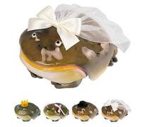 Novel Frog Case for AirPod, Ugly Cute Frog Earbuds Cases, Funny Unique Gift, Resin Material (A-4,3)