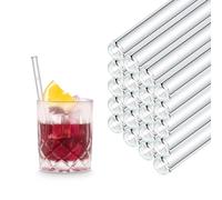 Novela Global - Paille courte en verre borosilicarte 15 cm lot de 50 Marque française Offre Pro