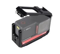 NovelGoal Cadre de protection en alliage d'aluminium pour cage d'appareil photo avec support magnétique 1/4 pour micro flash lumière pour Insta360 One RS