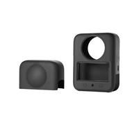 NovelGoal Coque de protection en silicone & Protecteur d'écran pour Osmo 360, Action Camera Protector Dustproof Anti-Scratch Cover, HD Tempered Glass Protector Accessoires (Silicone Protective Case)