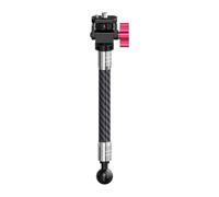 NovelGoal Perche à selfie, rallonge réglable en fibre de carbone, extension légère et invisible pour caméra d'action (E12D1)